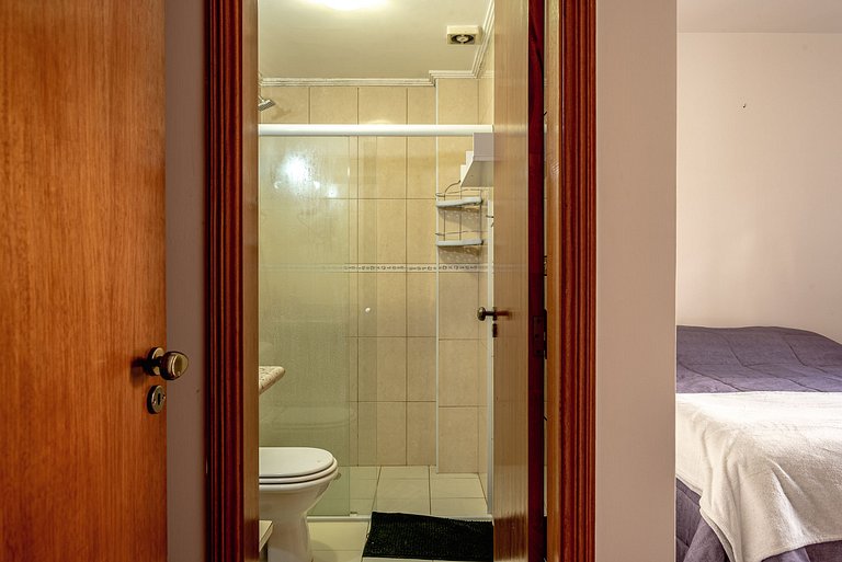 Novo apartamento no Capivari com lareira e aquecedores