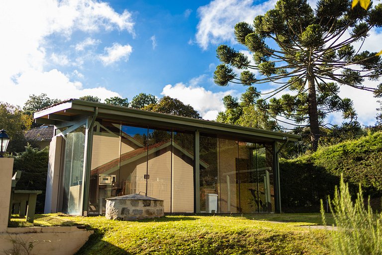 Casa do Sol – Vista, Lareira e Montanha em Campos do Jordão
