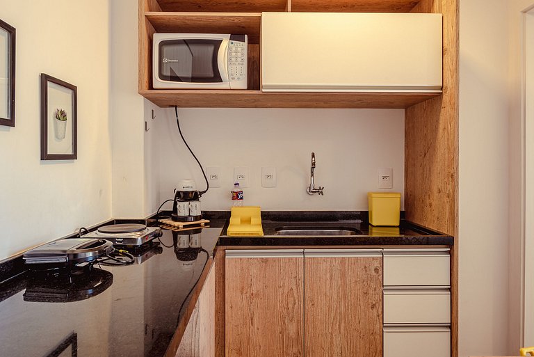 Flat novo e aconchegante no coração do Capivari / Internet +
