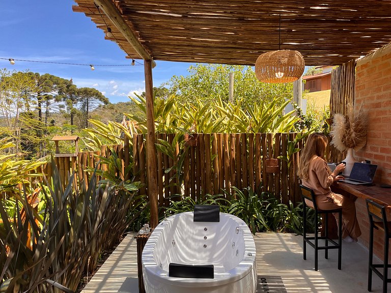 Vista e Lareira em Santo Antônio do Pinhal - 01